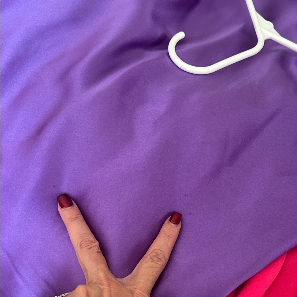 Amanda Uprichard Satin Lilac Backless Dress - Picture 15 of 15